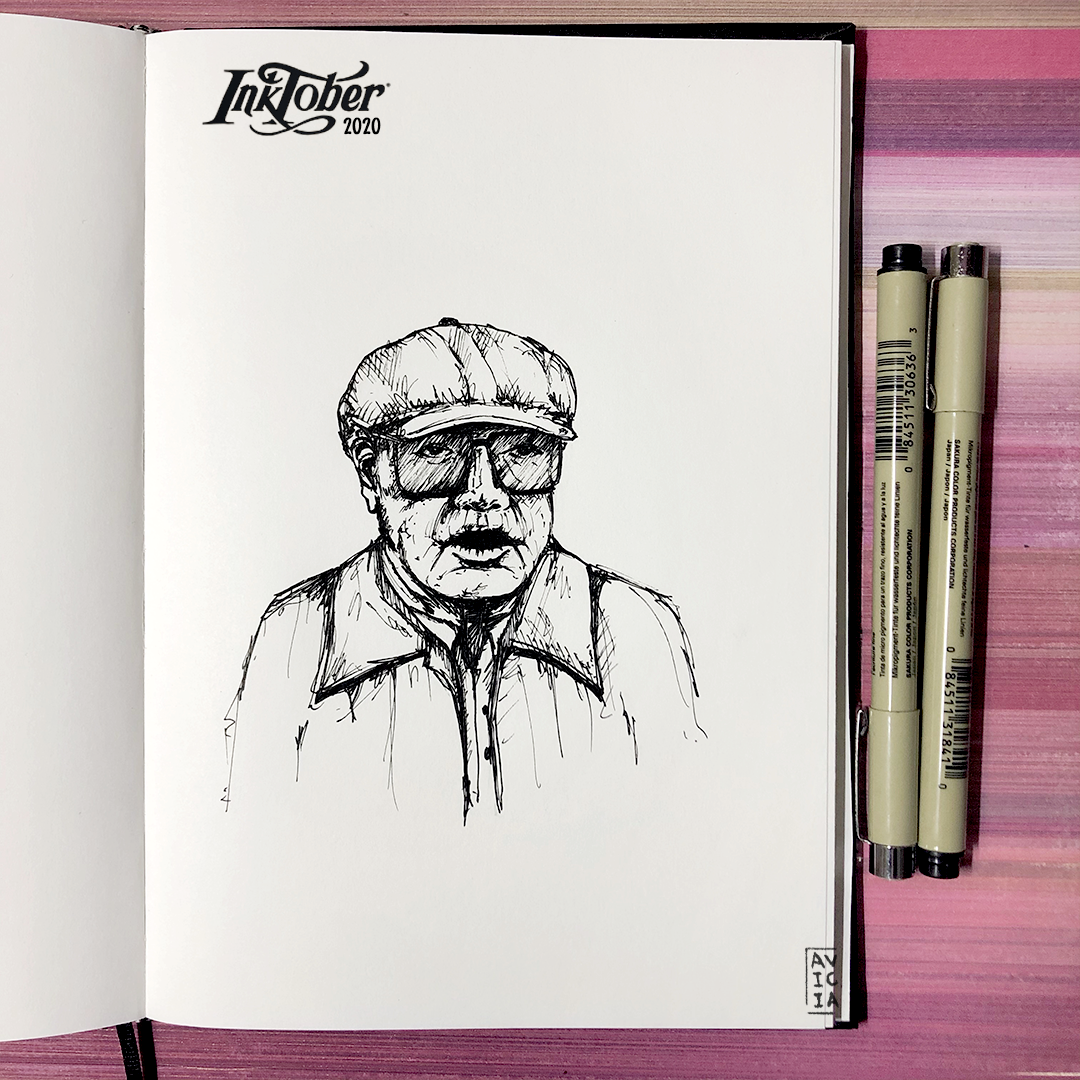 Inktober 2020 ink illustration page 8