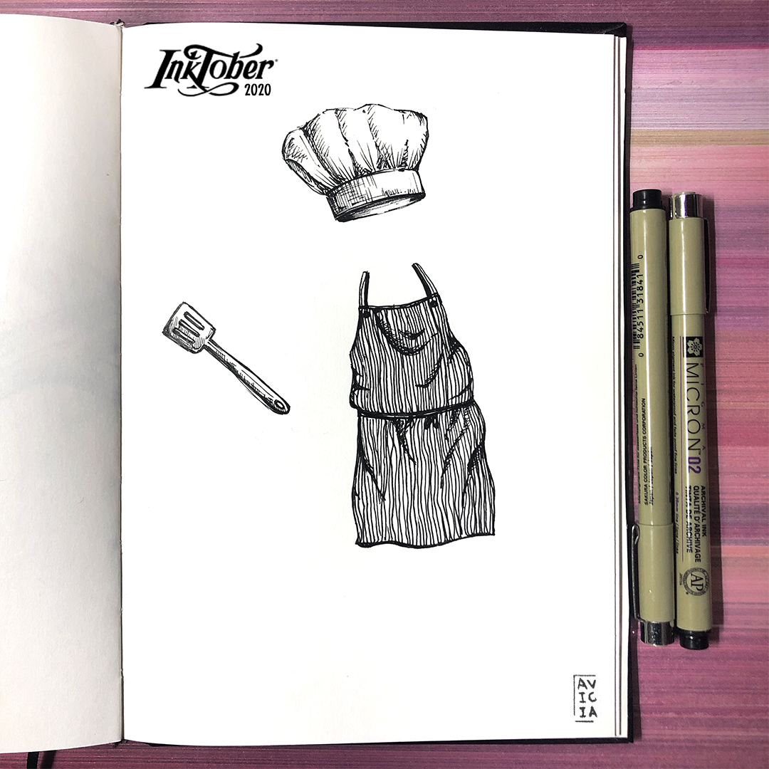 Inktober 2020 ink illustration page 22