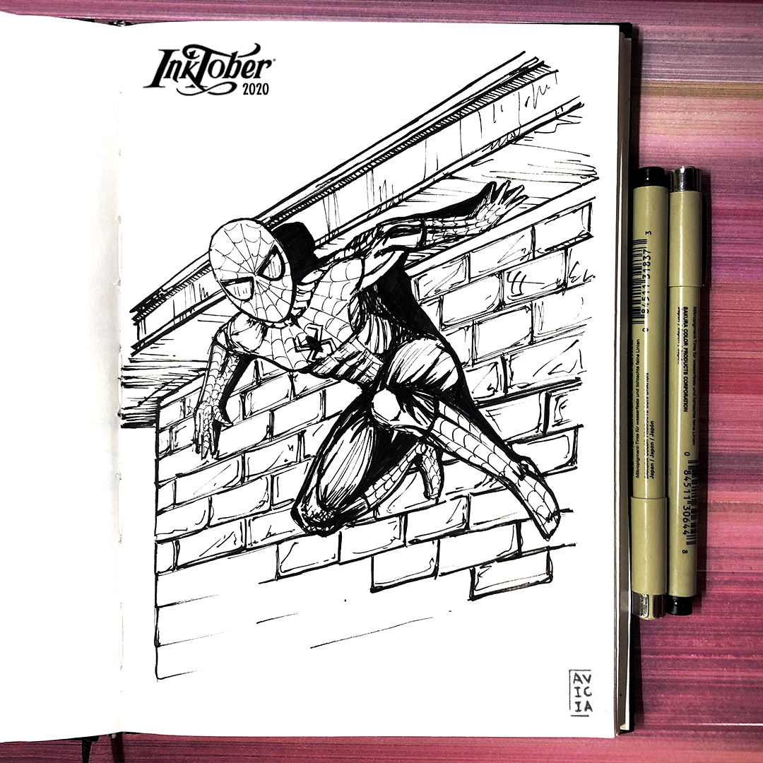 Inktober 2020 ink illustration page 31