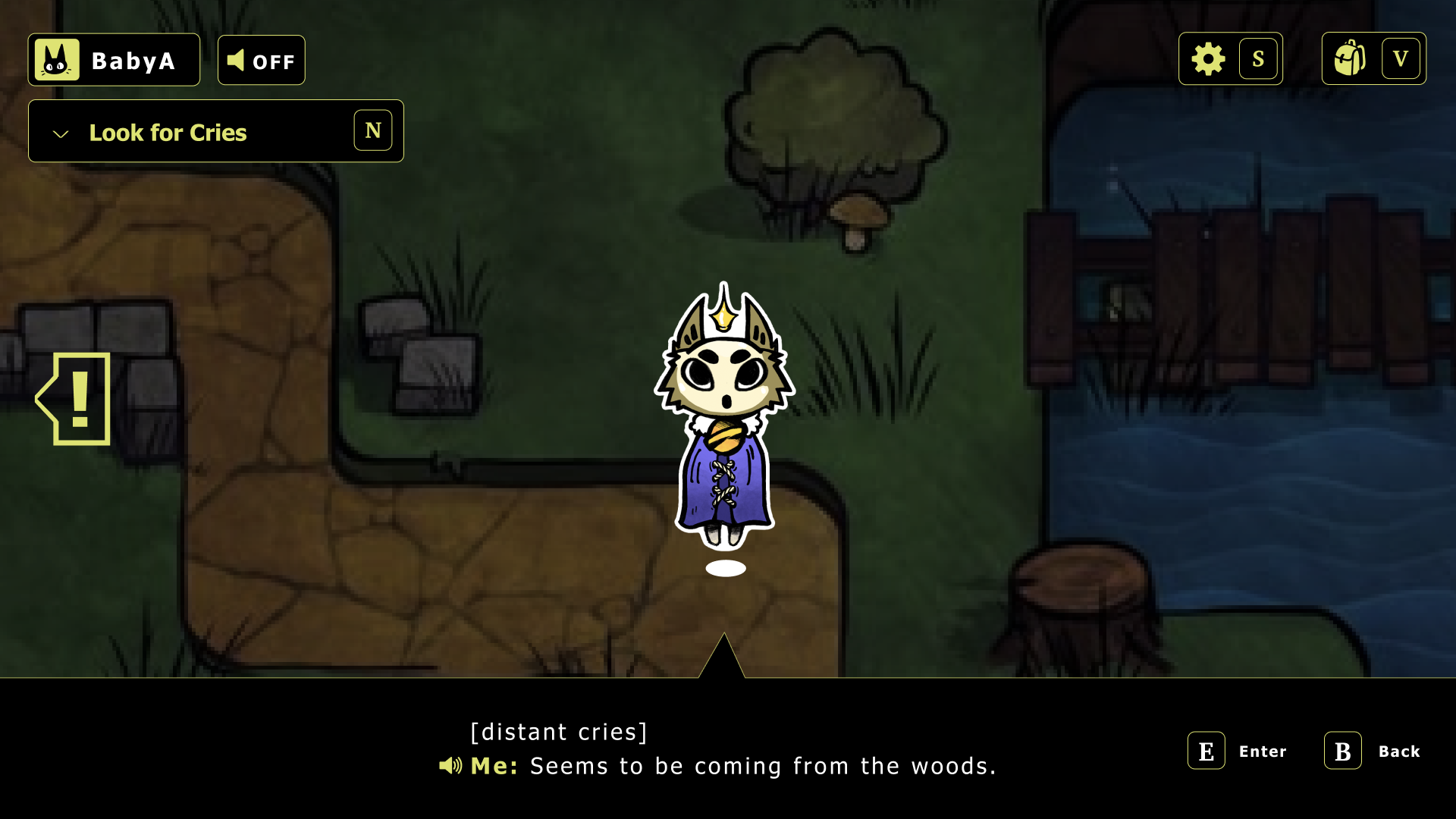 Land of the Forgotten inventory overlay showing the collected key item