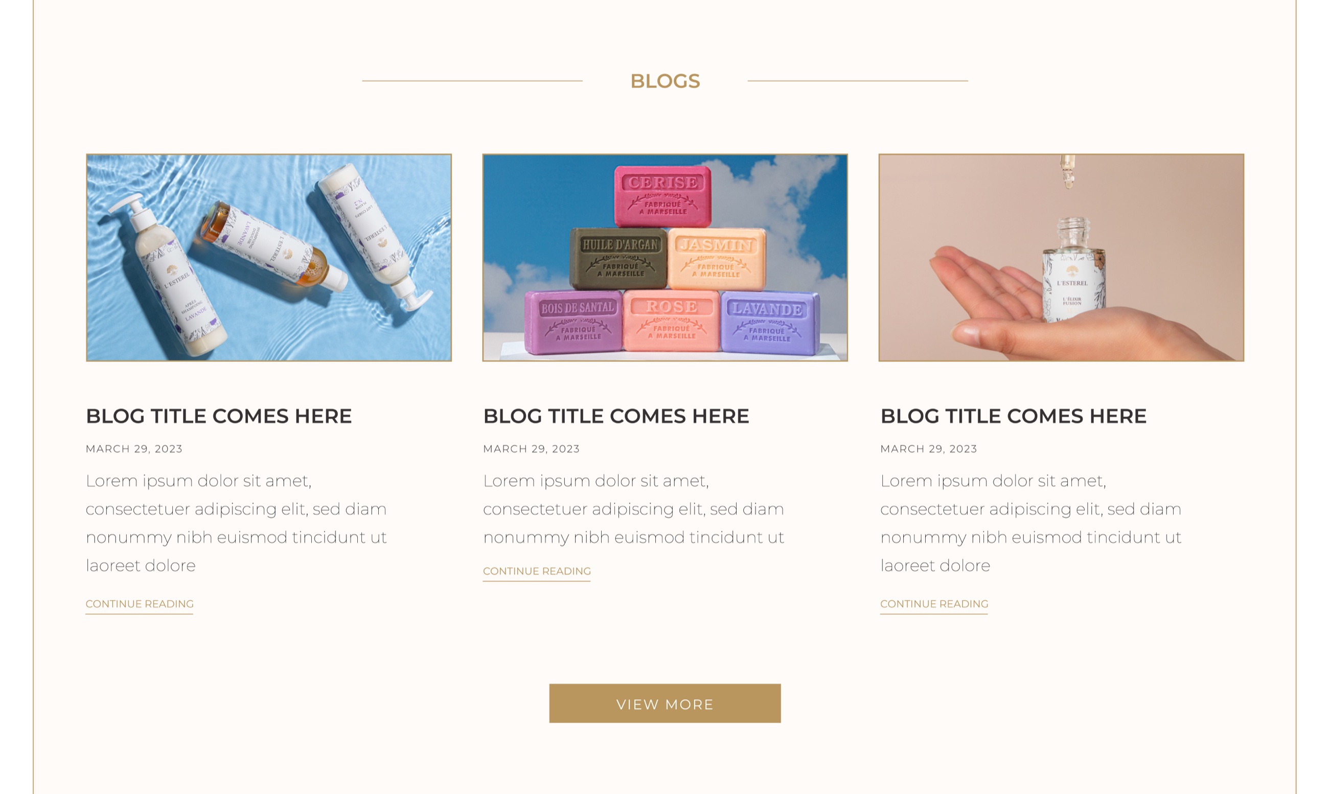 L'esterel product story screen for the Elixir Fusion product