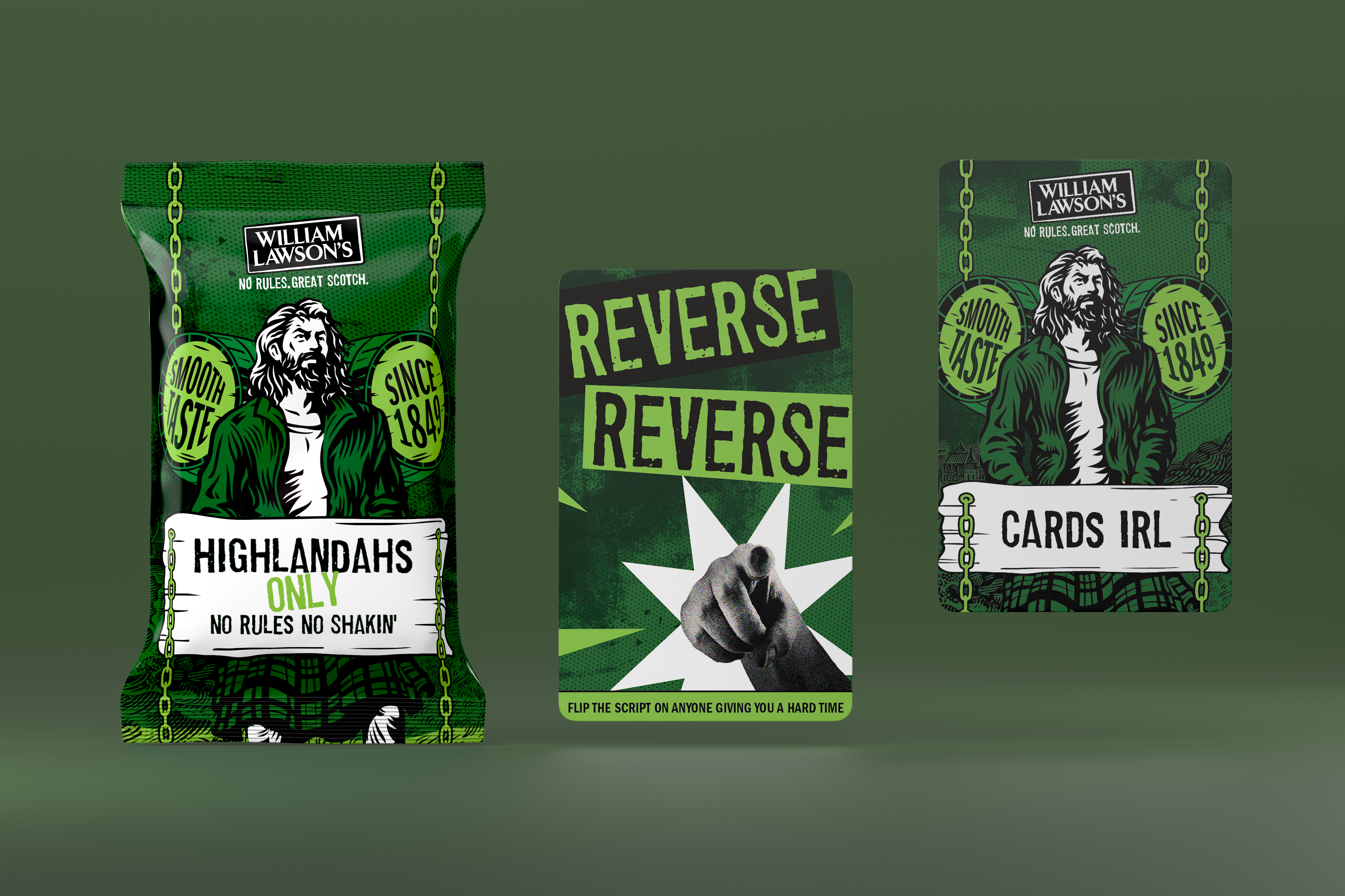 William Lawson's campaign applications displayed together in a mockup