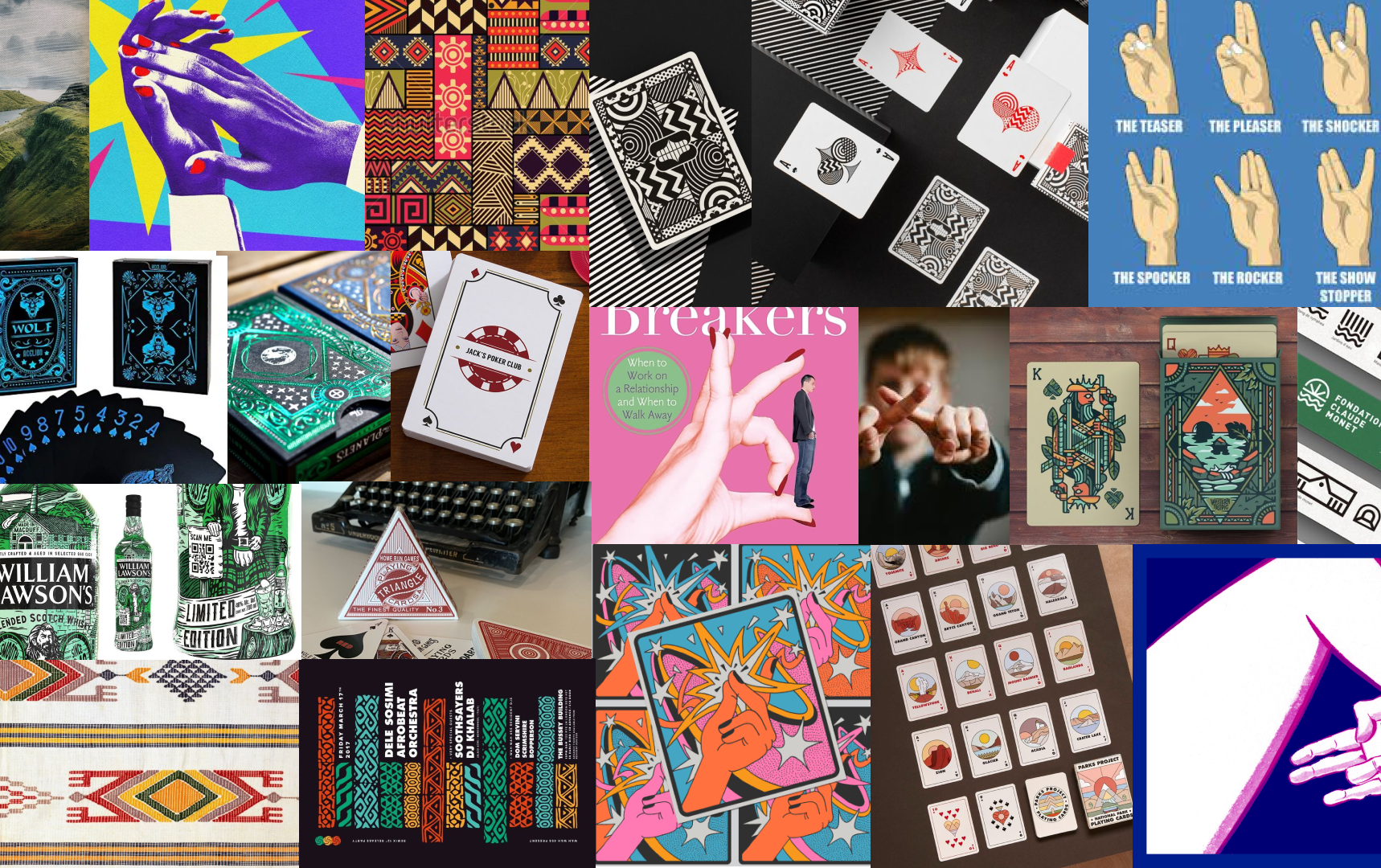 William Lawson's campaign moodboard and visual references