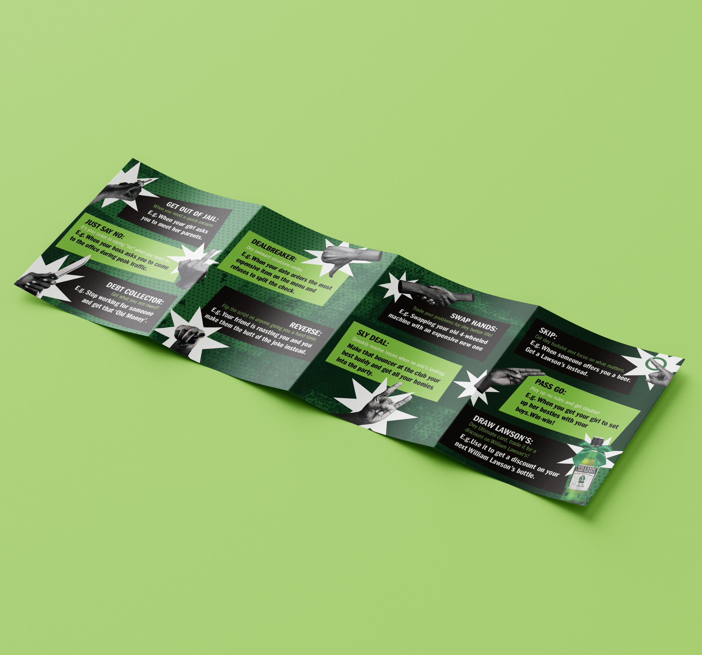 William Lawson's campaign pamphlet back mockup