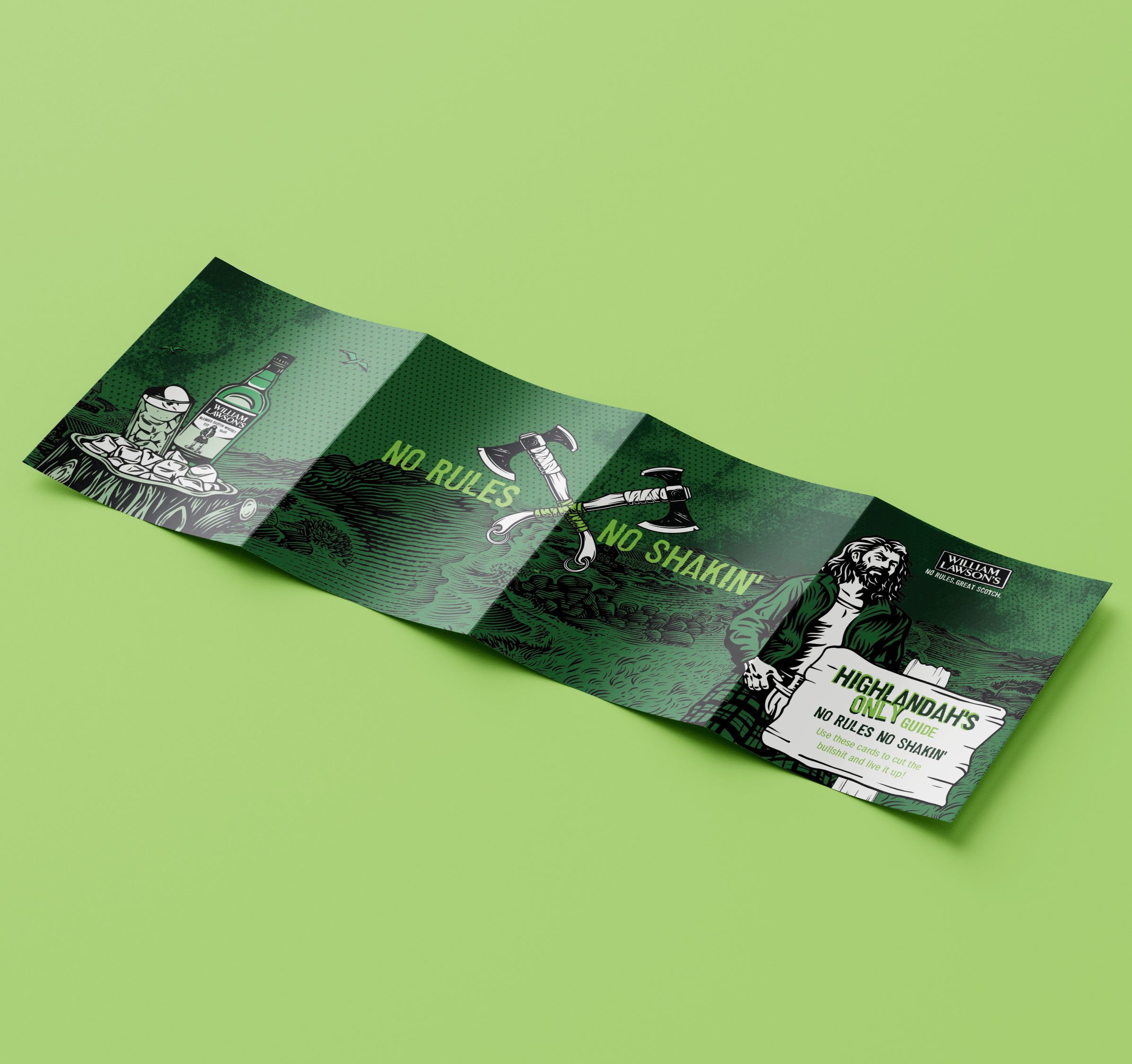 William Lawson's campaign pamphlet front mockup